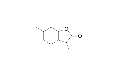 3,6-Dimethyl-3a,4,5,6,7,7a-hexahydro-3H-1-benzofuran-2-one