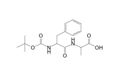 N-(2-[(tert-Butoxycarbonyl)amino]-3-phenylpropanoyl)alanine