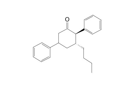 trans-3-butyl-2,5-diphenylcyclohexan-1-one