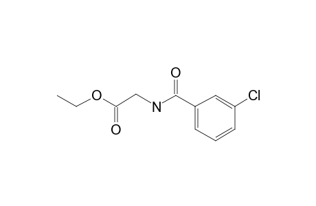 Glycine, N-(3-chlorobenzoyl)-, ethyl ester