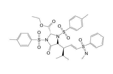 #15B;(+)-(E,S(S),4S,1'R)-4-[3'-(N-METHYL-S-PHENYLSULFONIMIDOYL)-1'-ISOPROPYL-ALLYL]-5-OXO-1,3-BIS-(TOLUENE-4-SULFONYL)-IMIDAZOLIDINE-2-CARBOXYLIC-ACETIC-ACID-E