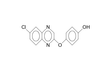 2-(4-Hydroxyphenoxy)-6-chloroquinoxaline