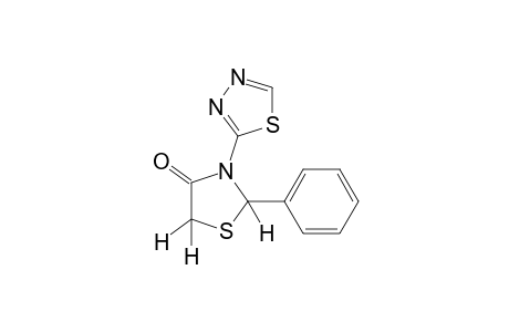 2-phenyl-3-(1,3,4-thiadiazol-2-yl)-4-thiazolidinone