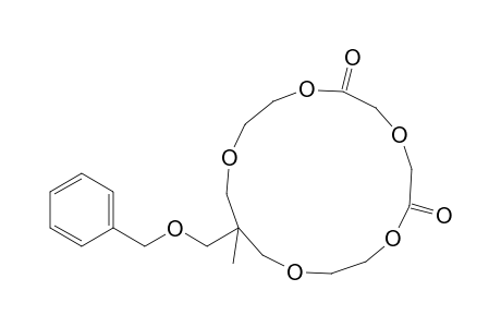 15(BENZYLOXY)-METHYL-15-METHYL-1,4,7-10,13-PENTAOXA-CYCLOHEXA-DECANE-5,9-DIONE