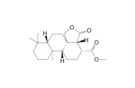 6H-Phenanthro[1,10a-c]furan-3-carboxylic acid, tetradecahydro-9,9,12a-trimethyl-4-oxo-, methyl ester, [3R-(3.alpha.,3a.beta.,6aS*,8a.beta.,12a.alpha.,12b.beta.)]-