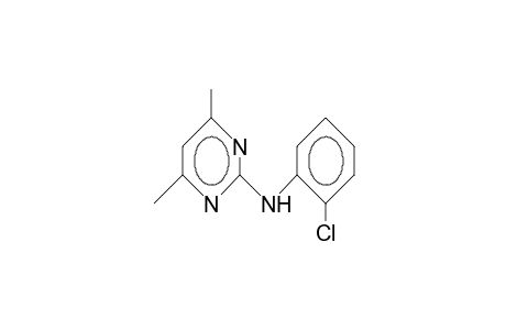 2-(2-Chloro-anilino)-4,6-dimethyl-pyrimidine