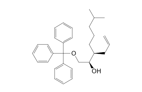 (R*,S*)-3-(4-Methylpentyl)-1-(triphenylmethoxy)-5-hexen-2-ol