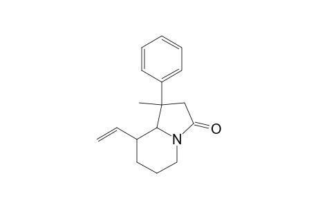 5-Ethenyl-7-methyl-7-phenyl-1-azabicyclo[4.3.0]nonan-9-one