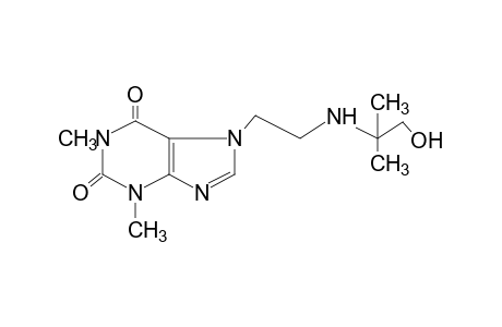 7-{2-[(1,1-dimethyl-2-hydroxyethyl)amino]ethyl}theophylline