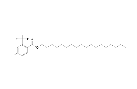 4-Fluoro-2-trifluoromethylbenzoic acid, octadecyl ester