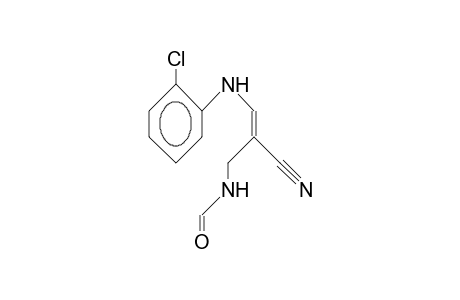 2-(Formamido-methyl)-trans-3-(2-chloro-anilino)-acrylonitrile