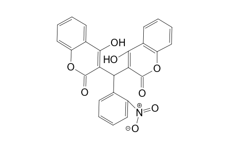 3,3''-(2'-NITRO-BENZYLIDENE)-BIS-(4-HYDROXY-COUMARIN)