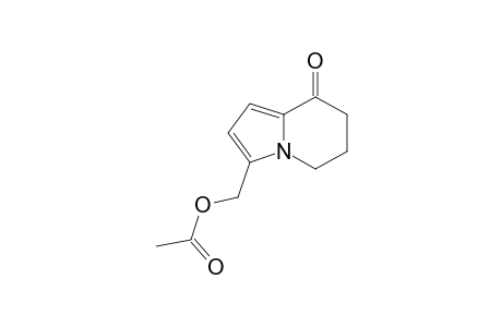 acetic acid (8-keto-6,7-dihydro-5H-indolizin-3-yl)methyl ester