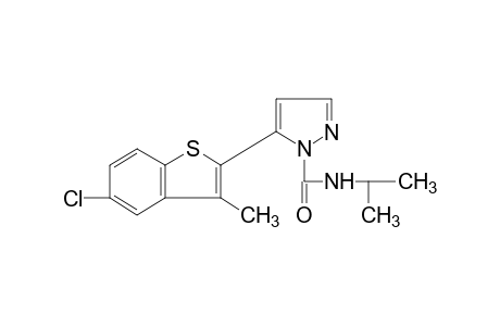 5-(5-chloro-3-methylbenzo[b]thien-2-yl)-N-isopropylpyrazole-1-carboxamide