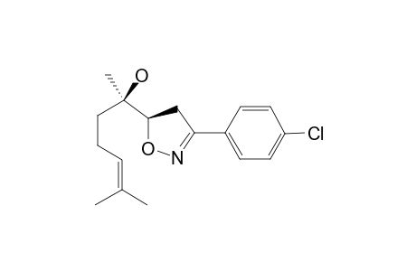 2-[(R)-3-(4-CHLOROPHENYL)-4,5-DIHYDRO-ISOXAZOL-5-YL]-6-METHYL-HEPT-5-EN-2-OL