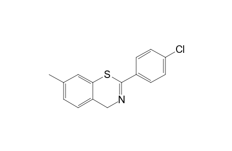 2-(4-Chlorophenyl)-7-methyl-4H-1,3-benzothiazine