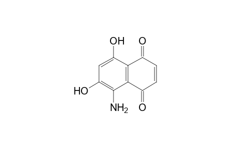 8-Amino-5,7-dihydroxy-1,4-dihydronaphthalene-1,4-dione