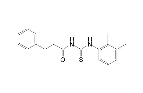 N-(2,3-dimethylphenyl)-N'-(3-phenylpropanoyl)thiourea