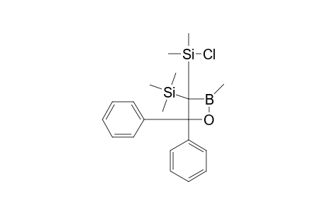 3-(CHLORODIMETHYLSILYL)-2-METHYL-4,4-DIPHENYL-3-(TRIMETHYLSILYL)-1,2-OXABORETANE