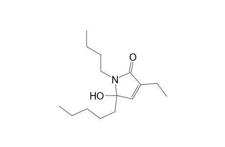 1-Butyl-3-ethyl-5-hydroxy-5-pentyl-1,5-dihydropyrrol-2-one