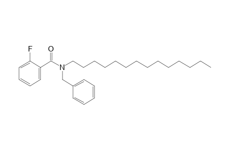 Benzamide, 2-fluoro-N-benzyl-N-tetradecyl-