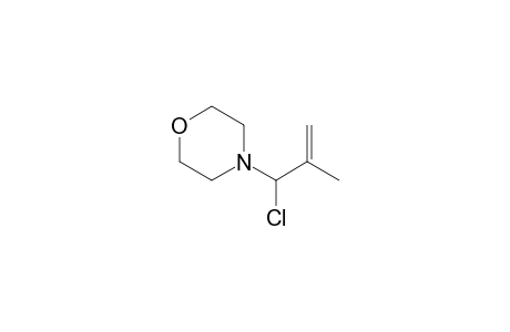 N-[1'-Chloro-2'-methyl-2'-propen-1'-yl]morpholine