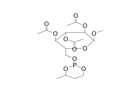 1,3-Butylene(2,3,4-tri-o-acetyl-alpha-methyl-D-glucopyranoso-6)phosphite