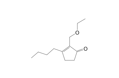 2-(Ethoxymethyl)-3-butyl-2-cyclopenten-1-one