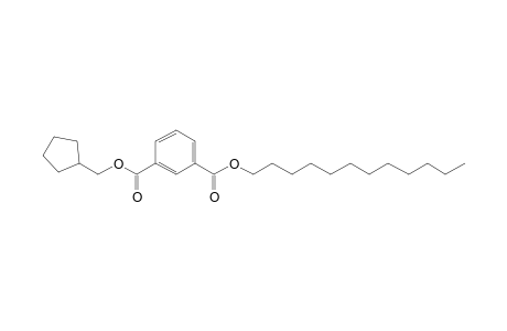 Isophthalic acid, cyclopentylmethyl dodecyl ester