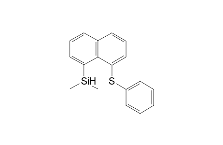 1-Thiophenyl-8-dimethylsilylnaphthalene