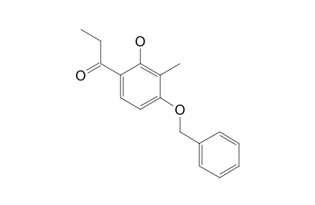 1-[4-(benzyloxy)-2-hydroxy-3-methyl-phenyl]propan-1-one