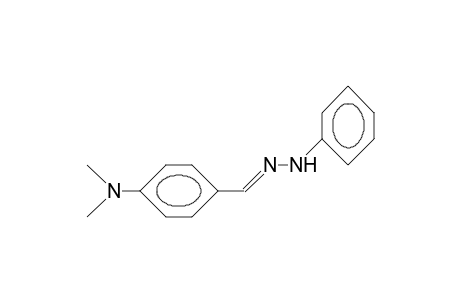 p-(dimethylamino)benzaldehyde, phenylhydrazone