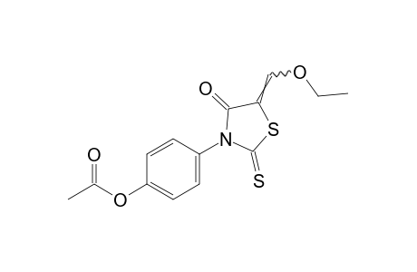 5-(ethoxymethylene)-3-(p-hydroxyphenyl)rhodanine acetate (ester)