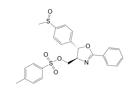 (4S,5S,Ss)-4-Tosyloxymethyl-5-(4-methylsulfinylphenyl)-2-phenyl-4,5-dihydro-1,3-oxazole