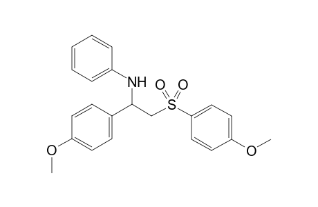 N-(1-(4-Methoxyphenyl)-2-((4-methoxyphenyl)sulfonyl)ethyl)aniline