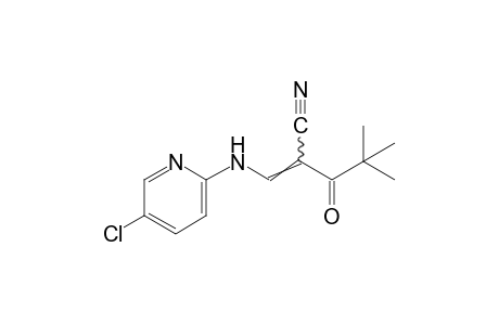 3-[(5-chloro-2-pyridyl)amino]-2-pivaloylacrylonitrile