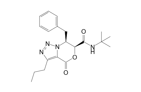 (6S,7S)-7-benzyl-N-(tert-butyl)-4-oxo-3-propyl-6,7-dihydro-4H-[1,2,3]triazolo[5,1-c][1,4]oxazine-6-carboxamide