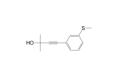 2-Methyl-4-(3-methylsulfanylphenyl)but-3-yn-2-ol