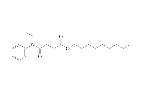 Succinic acid, monoamide, N-ethyl-N-phenyl-, nonyl ester