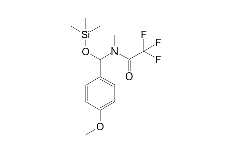 2,2,2-trifluoro-N-((4-methoxyphenyl)((trimethylsilyl)oxy)methyl)-N-methylacetamide