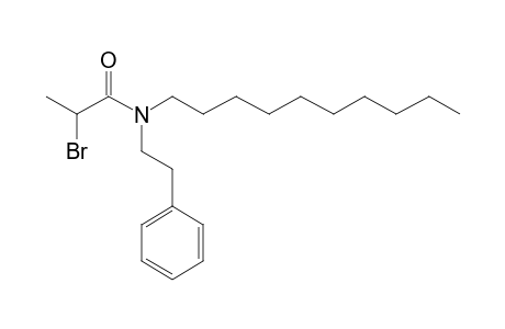 Propanamide, 2-bromo-N-(2-phenylethyl)-N-decyl-