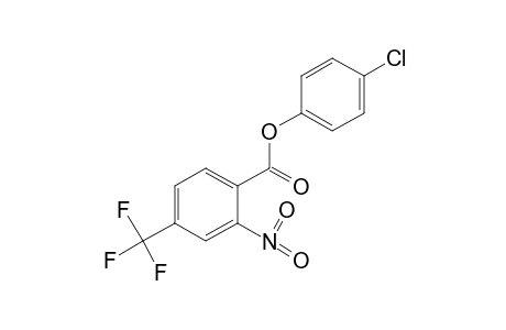 2-NITRO-alpha,alpha,alpha-TRIFLUORO-p-TOLUIC ACID, p-CHLOROPHENYL ESTER