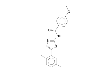 4-Methoxy-N-[5-(2,5-xylyl)-2-thiazolyl]benzamide