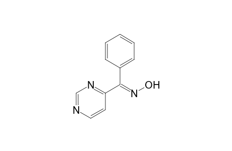 E-Phenyl(4-pyrimidinyl)methanone oxime