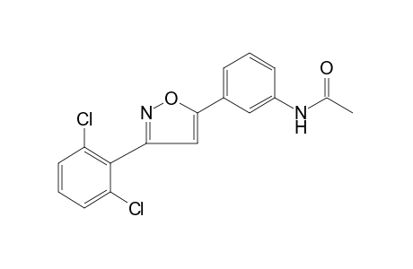 3'-[3-(2,6-dichlorophenyl)-5-isoxazolyl]acetanilide