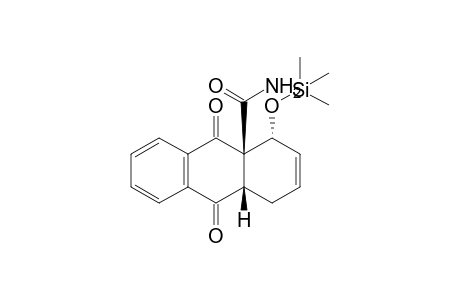 (4R,4aR,9aS)-9,10-bis(oxidanylidene)-4-trimethylsilyloxy-4,9a-dihydro-1H-anthracene-4a-carboxamide