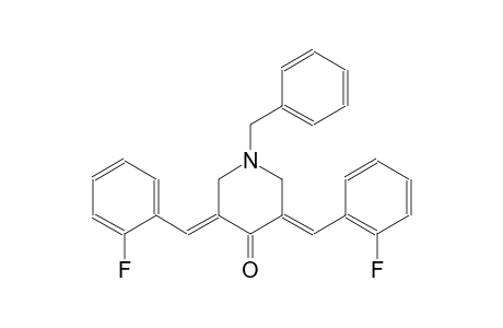 (3E,5E)-1-benzyl-3,5-bis(2-fluorobenzylidene)-4-piperidinone