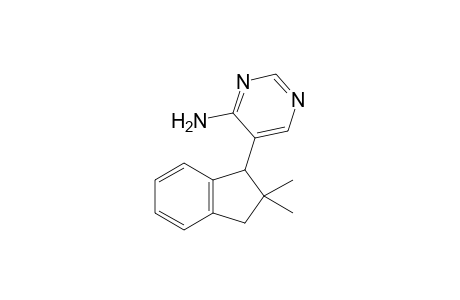 4-Amino-5-(2,2-Dimethyl-1-indanyl)pyrimidine
