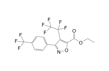 ETHYL-4-(PENTAFLUOROETHYL)-3-[4-(TRIFLUOROMETHYL)-PHENYL]-5-ISOXAZOLE-CARBOXYLATE