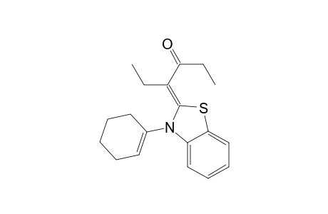 2-(1'-propionylpropylidene)-N-(cyclohex-1-enyl)-2,3-dihydro-1,3-benzothiazole